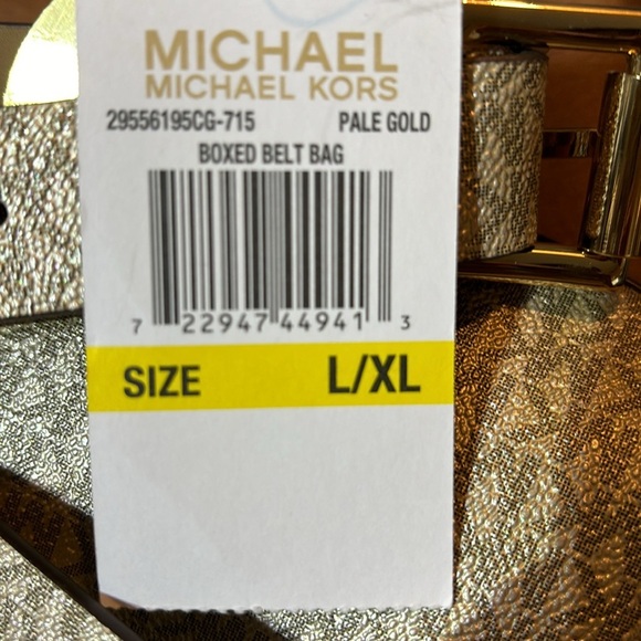 NWT Michael Kors Logo Belt Bag M/L - Picture 7 of 7